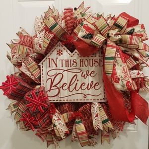 Believe Holiday Wreath